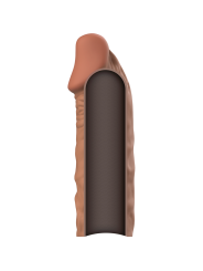 Virilxl - Estensione Del Pene In Silicone Liquido V5 Marrone - VIRILXL - Guaine e Prolunghe | erosidea.com