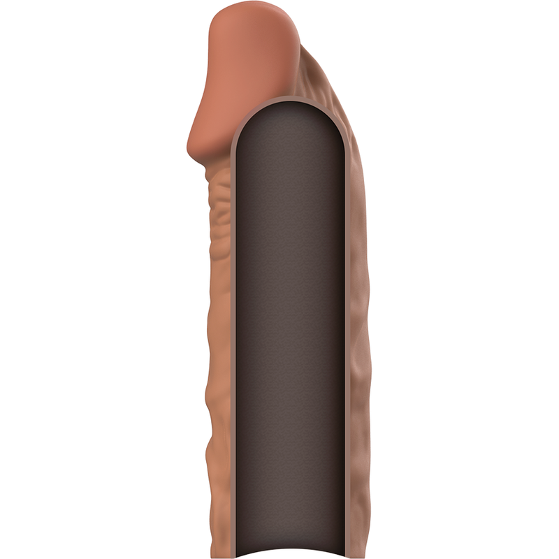 Virilxl - Estensione Del Pene In Silicone Liquido V5 Marrone - VIRILXL - Guaine e Prolunghe | erosidea.com