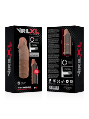 Virilxl - Estensione Del Pene In Silicone Liquido V5 Marrone - VIRILXL - Guaine e Prolunghe | erosidea.com