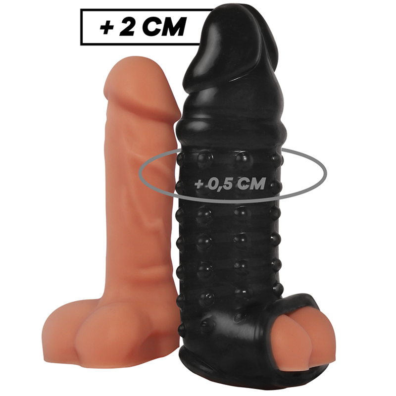 Virilxl - Estensione E Guaina Per Pene V11 Nero - VIRILXL - Guaine e Prolunghe | erosidea.com