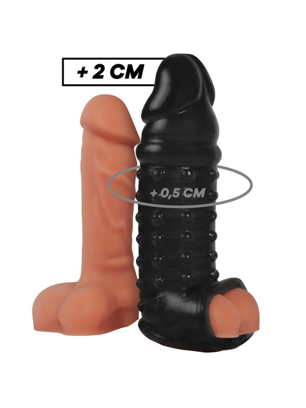 Virilxl - Estensione E Guaina Per Pene V11 Nero - VIRILXL - Guaine e Prolunghe | erosidea.com
