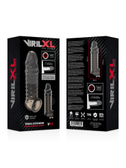 Virilxl - Estensione E Guaina Per Pene V11 Nero - VIRILXL - Guaine e Prolunghe | erosidea.com