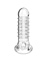 Virilxl - Estensione E Guaina Per Pene V15 Trasparente - VIRILXL - Guaine e Prolunghe | erosidea.com