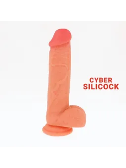 Cyber Silicock - Saul Ultra Realista Silicone LQuido Macio 21Cm