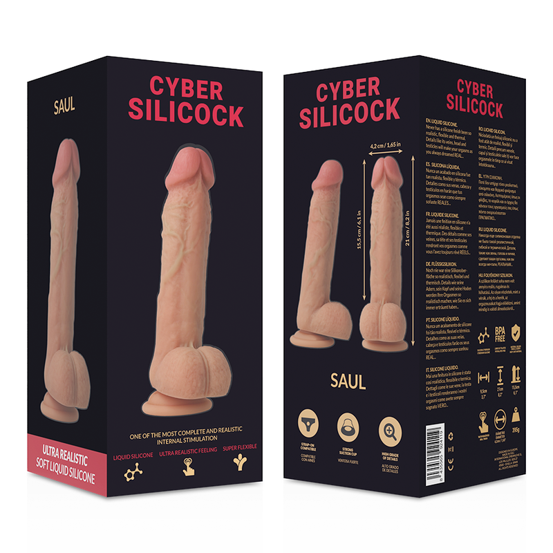 Cyber Silicock - Strap On Saul Silicone LQuido Com 3 An‰Is Grtis - CYBER SILICOCK - Strap-on e Imbracature | erosidea.com