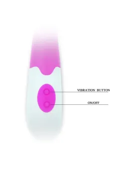 Vibratore Multivelocit Con Stimolatore Rosa - BAILE VIBRATORS - Vibratori | erosidea.com