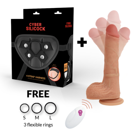 Cyber Silicock - Strap On Mr Rick Controle Remoto - CYBER SILICOCK - Strap-on e Imbracature | erosidea.com