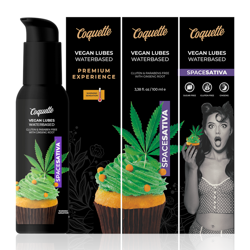 Coquette Chic Desire - Lubrificante Sativa Vegan Space Premium Experience 100 Ml - COQUETTE COSMETICS - Aromatizzati e Commestibili | erosidea.com