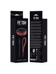 Fetish Submissive Dark Room - Collana A Catena Con Fodera In Neoprene - FETISH SUBMISSIVE DARK ROOM - Bondage | erosidea.com