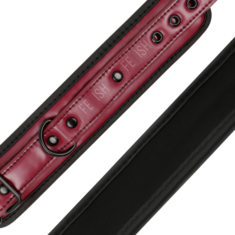 Fetish Submissive Dark Room - Manette Vegan In Pelle Con Fodera In Neoprene - FETISH SUBMISSIVE DARK ROOM - Manette e Polsini | erosidea.com