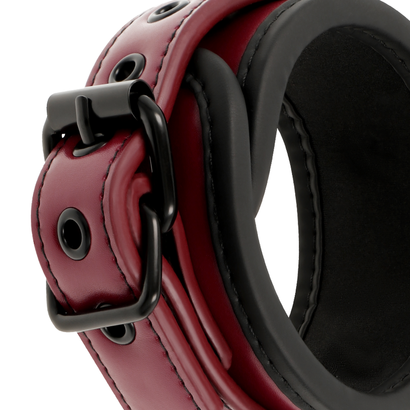 Fetish Submissive Dark Room - Manette Alla Caviglia Vegan In Pelle Con Fodera In Neoprene - FETISH SUBMISSIVE DARK ROOM - Manette e Polsini | erosidea.com
