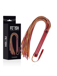 Fetish Submissive Dark Room - Frusta In Pelle Vegana Rossa - FETISH SUBMISSIVE DARK ROOM - Fruste e Sculacciatori | erosidea.com