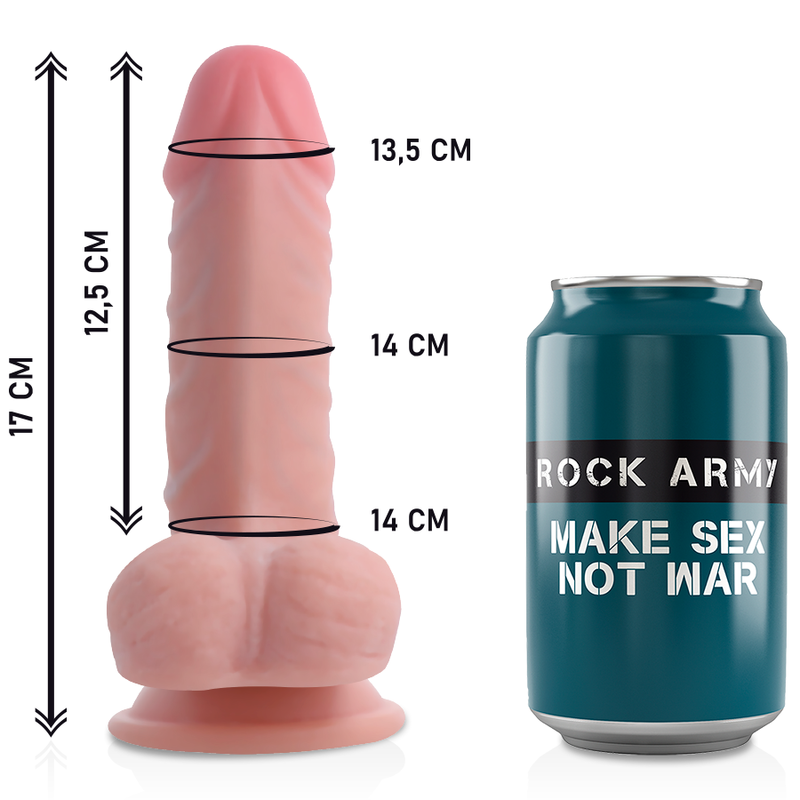 Rockarmy - Imbracatura + Panzer A Doppia Densit€ 17 Cm - ROCK ARMY - Strap-on e Imbracature | erosidea.com