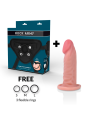 Rockarmy - Imbracatura + Dildo Realistico Tigre A Doppia Densit€ 14Cm - ROCK ARMY - Strap-on e Imbracature | erosidea.com
