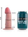 Rockarmy - Imbracatura + Dildo Realistico Tigre A Doppia Densit€ 14Cm - ROCK ARMY - Strap-on e Imbracature | erosidea.com