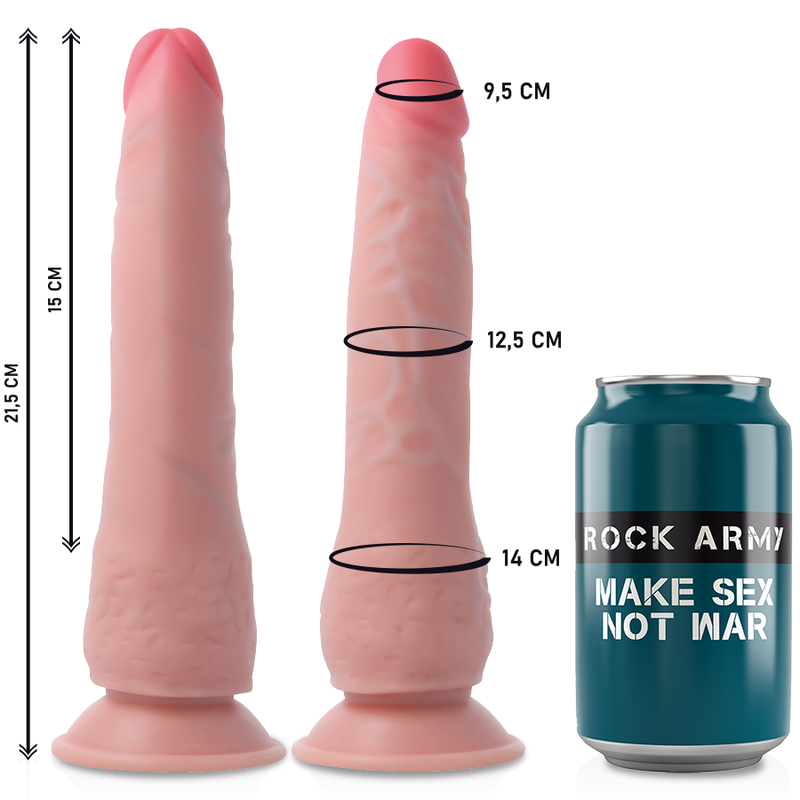 Rockarmy - Imbracatura + Crociato A Doppia Densit€ 215Cm - ROCK ARMY - Strap-on e Imbracature | erosidea.com
