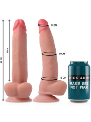 Rockarmy - Imbracatura + Leopard A Doppia Densit€ 23Cm - ROCK ARMY - Strap-on e Imbracature | erosidea.com