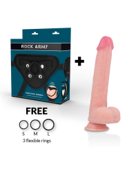 Rockarmy - Arn S + Dildo In Silicone Liquido Premium Kingcobra 24Cm - ROCK ARMY - Dildo Speciali | erosidea.com