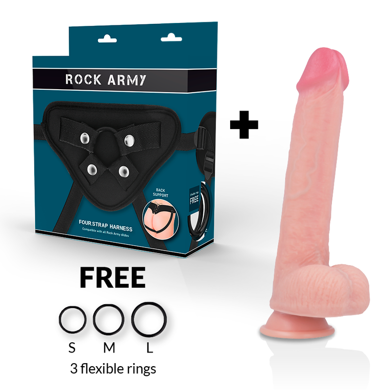 Rockarmy - Arn S + Dildo In Silicone Liquido Premium Kingcobra 24Cm - ROCK ARMY - Dildo Speciali | erosidea.com