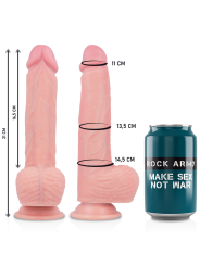 Rockarmy - Imbracatura + Silicone Liquido Premium Spitfire Realistico 21Cm - ROCK ARMY - Strap-on e Imbracature | erosidea.com