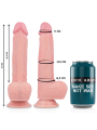 Rockarmy - Imbracatura + Silicone Liquido Premium Spitfire Realistico 21Cm - ROCK ARMY - Strap-on e Imbracature | erosidea.com