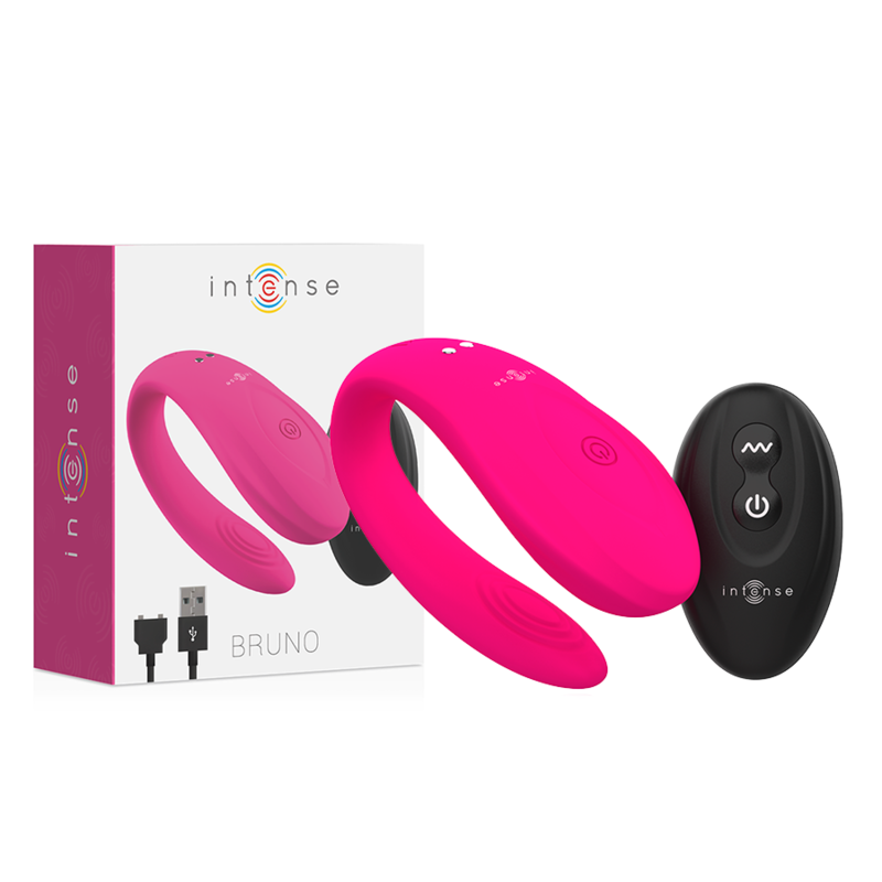 Intense - Bruno Partner Double Pleasure Rosa - INTENSE - Vibratori Doppi | erosidea.com