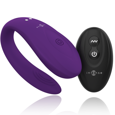 Vibratore Intense Bruno Partner Doppio Pleasure Lilla - INTENSE COUPLES TOYS - Vibratori Doppi | erosidea.com