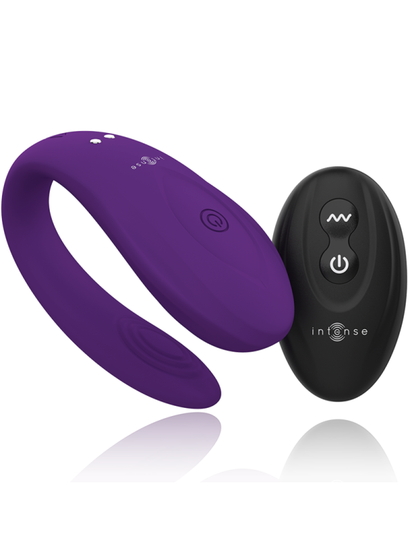 Vibratore Intense Bruno Partner Doppio Pleasure Lilla - INTENSE COUPLES TOYS - Vibratori Doppi | erosidea.com