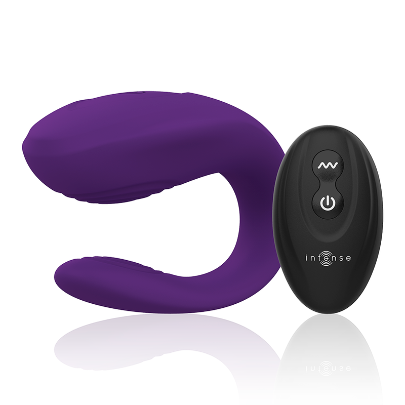 Vibratore Intense Bruno Partner Doppio Pleasure Lilla - INTENSE COUPLES TOYS - Vibratori Doppi | erosidea.com