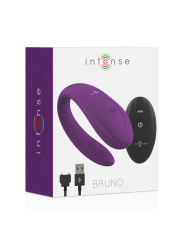 Vibratore Intense Bruno Partner Doppio Pleasure Lilla - INTENSE COUPLES TOYS - Vibratori Doppi | erosidea.com