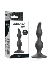 Addicted Toys - Plug Sessuale Anale 12 Cm Nero - Addicted Toys - Plug e Catene Anali | erosidea.com