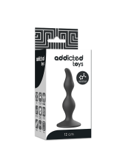 Addicted Toys - Plug Sessuale Anale 12 Cm Nero - Addicted Toys - Plug e Catene Anali | erosidea.com