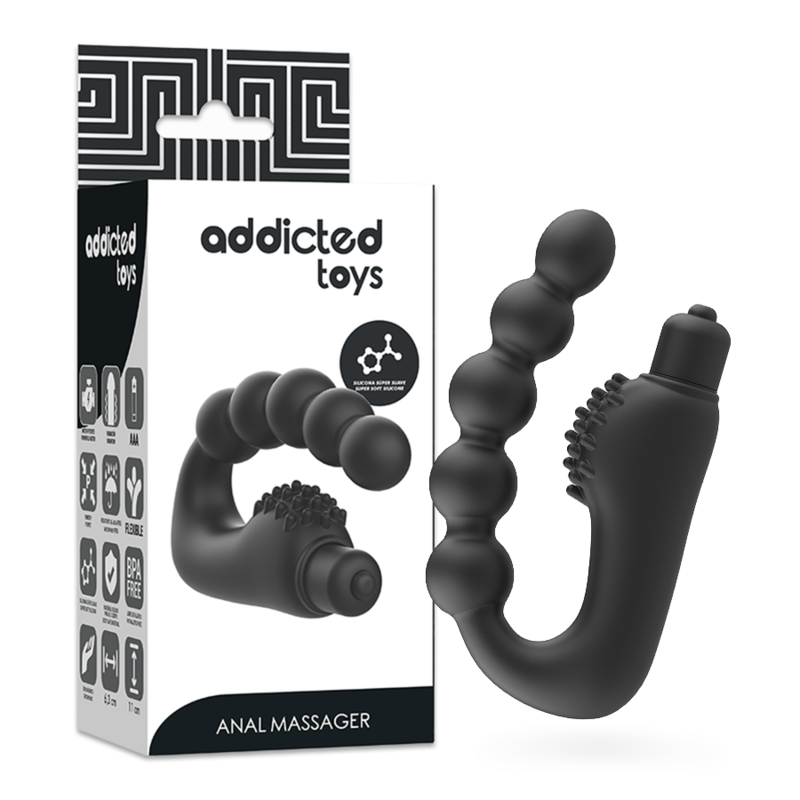 Addicted Toys - Massaggiatore Anale Prostatico Con Vibrazione - Addicted Toys - Prostata e Perineo | erosidea.com