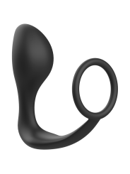 Addicted Toys - Plug Anale Con Anello In Silicone Nero - Addicted Toys - Plug e Catene Anali | erosidea.com