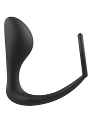 Addicted Toys - Plug Anale Con Anello In Silicone Nero - Addicted Toys - Plug e Catene Anali | erosidea.com