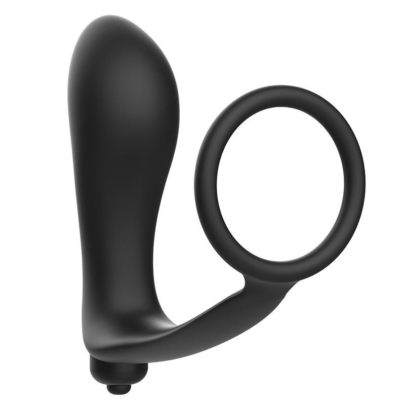 Addicted Toys - Plug Anale Vibrante Con Anello Del Pene - Addicted Toys - Plug e Catene Anali | erosidea.com