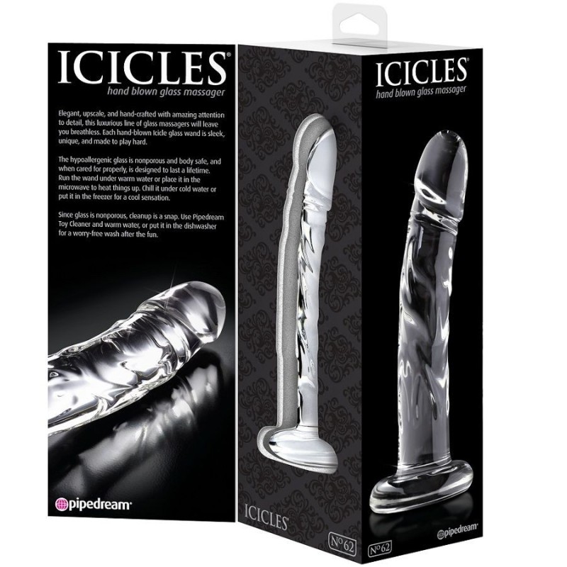 Icicles - Massaggiatore In Vetro N. 62 - ICICLES - Dildo Speciali | erosidea.com