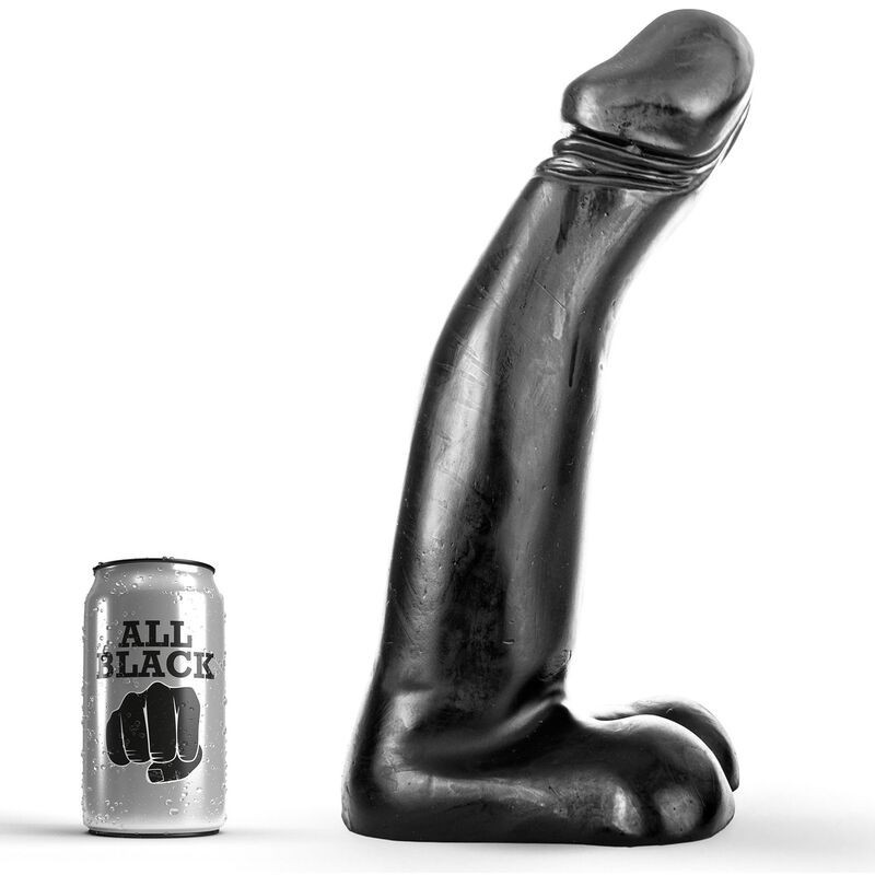 All Black - Dildo Fisting Nero Realistico 29 Cm - ALL BLACK - Dildo Maxi | erosidea.com