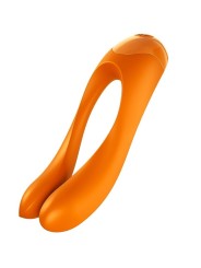 Vibratore Da Dito Candy Cane Arancione - SATISFYER VIBRATOR - Vibratori | erosidea.com