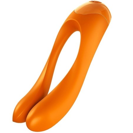 Vibratore Da Dito Candy Cane Arancione - SATISFYER VIBRATOR - Vibratori | erosidea.com