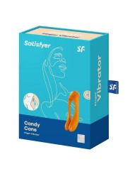 Vibratore Da Dito Candy Cane Arancione - SATISFYER VIBRATOR - Vibratori | erosidea.com