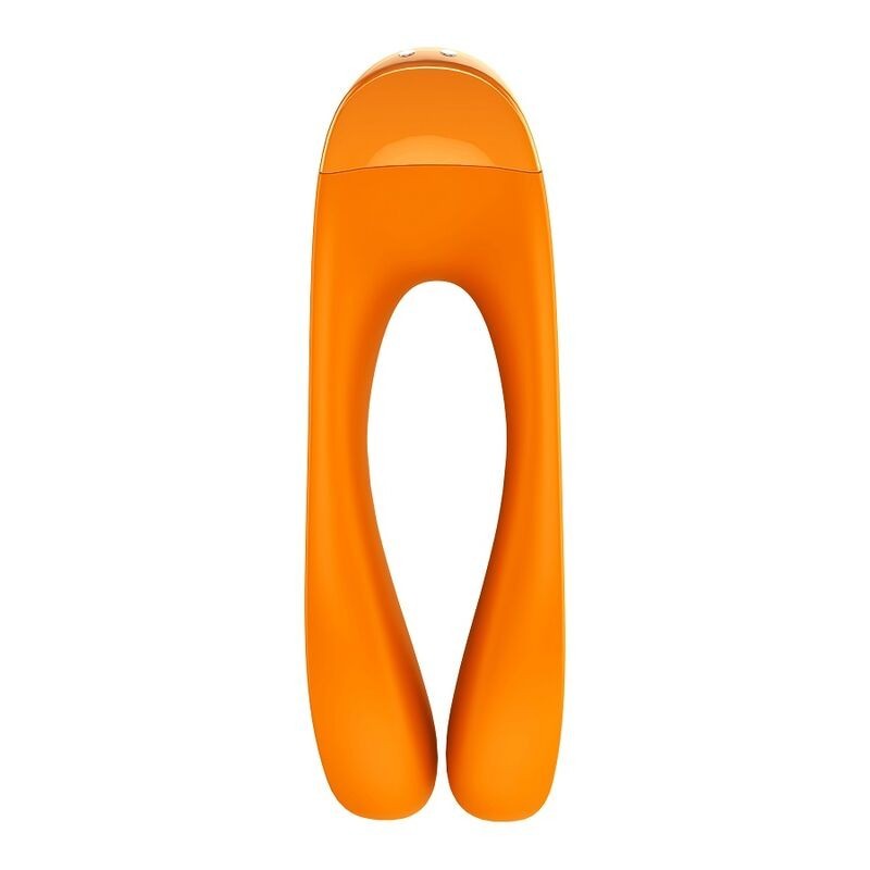 Vibratore Da Dito Candy Cane Arancione - SATISFYER VIBRATOR - Vibratori | erosidea.com