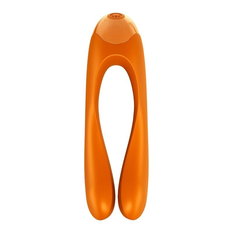 Vibratore Da Dito Candy Cane Arancione - SATISFYER VIBRATOR - Vibratori | erosidea.com
