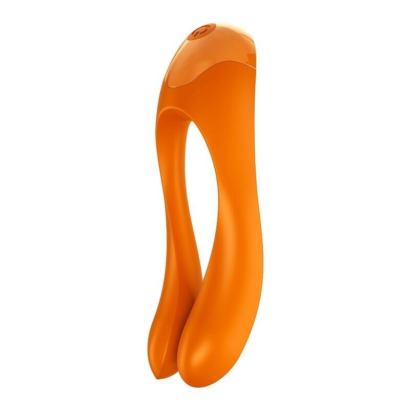 Vibratore Da Dito Candy Cane Arancione - SATISFYER VIBRATOR - Vibratori | erosidea.com