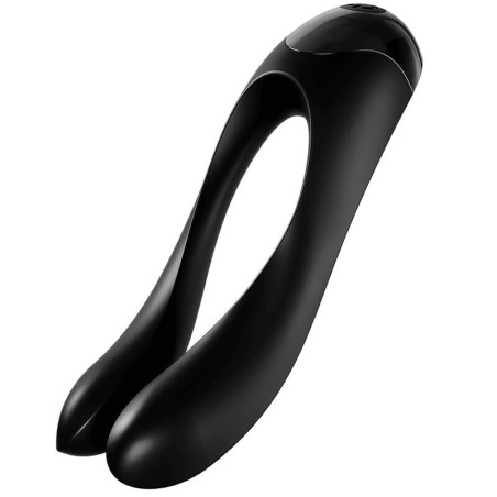 Vibratore Da Dito Candy Cane Nero - SATISFYER VIBRATOR - Vibratori | erosidea.com