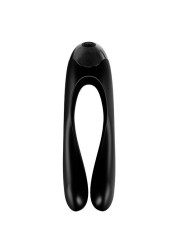 Vibratore Da Dito Candy Cane Nero - SATISFYER VIBRATOR - Vibratori | erosidea.com