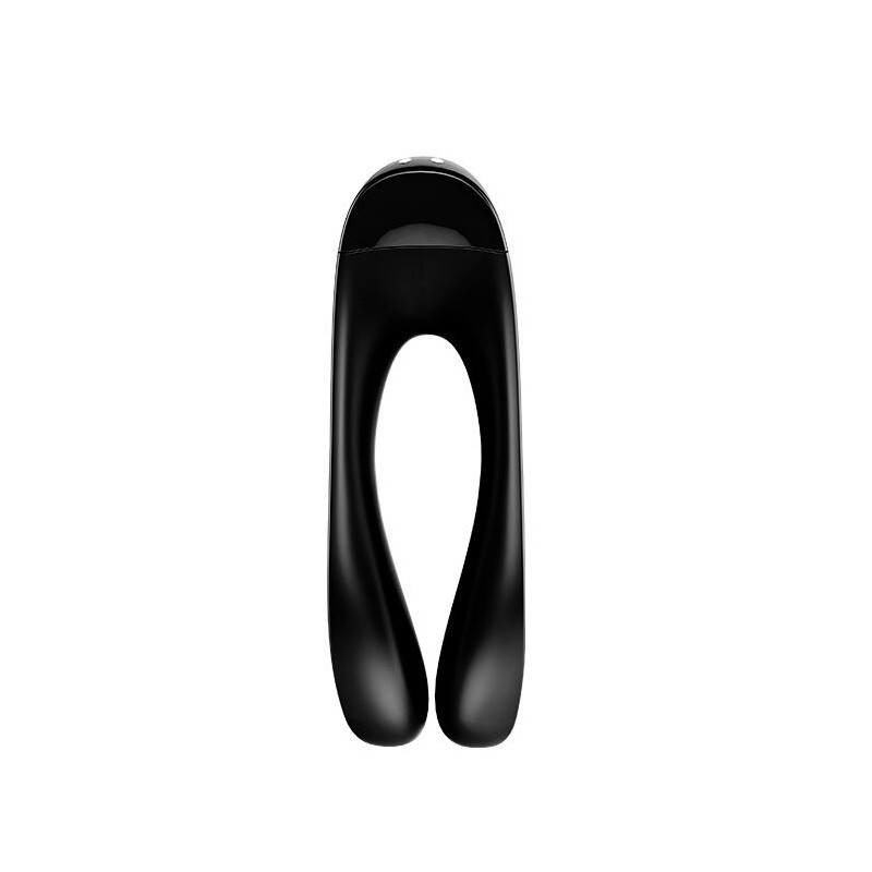 Vibratore Da Dito Candy Cane Nero - SATISFYER VIBRATOR - Vibratori | erosidea.com