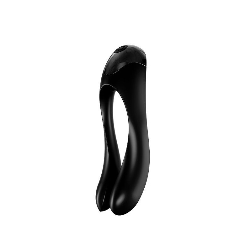 Vibratore Da Dito Candy Cane Nero - SATISFYER VIBRATOR - Vibratori | erosidea.com