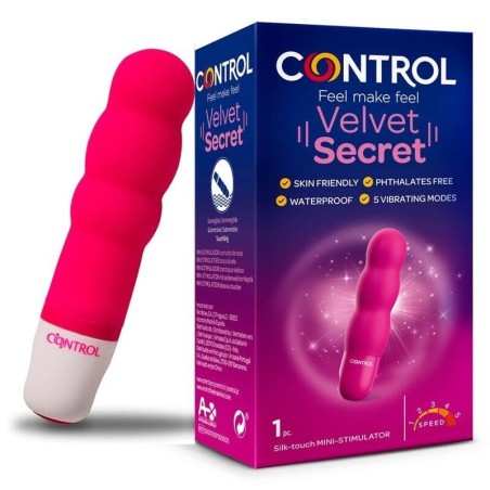 Control - Mini Stimolatore Velvet Secret - CONTROL TOYS - Stimolatori | erosidea.com