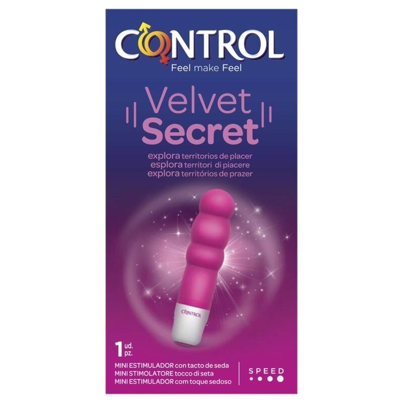 Control - Mini Stimolatore Velvet Secret - CONTROL TOYS - Stimolatori | erosidea.com